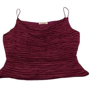 SOLD ***Couture Fitted Spaghetti Strap Dressy Tank